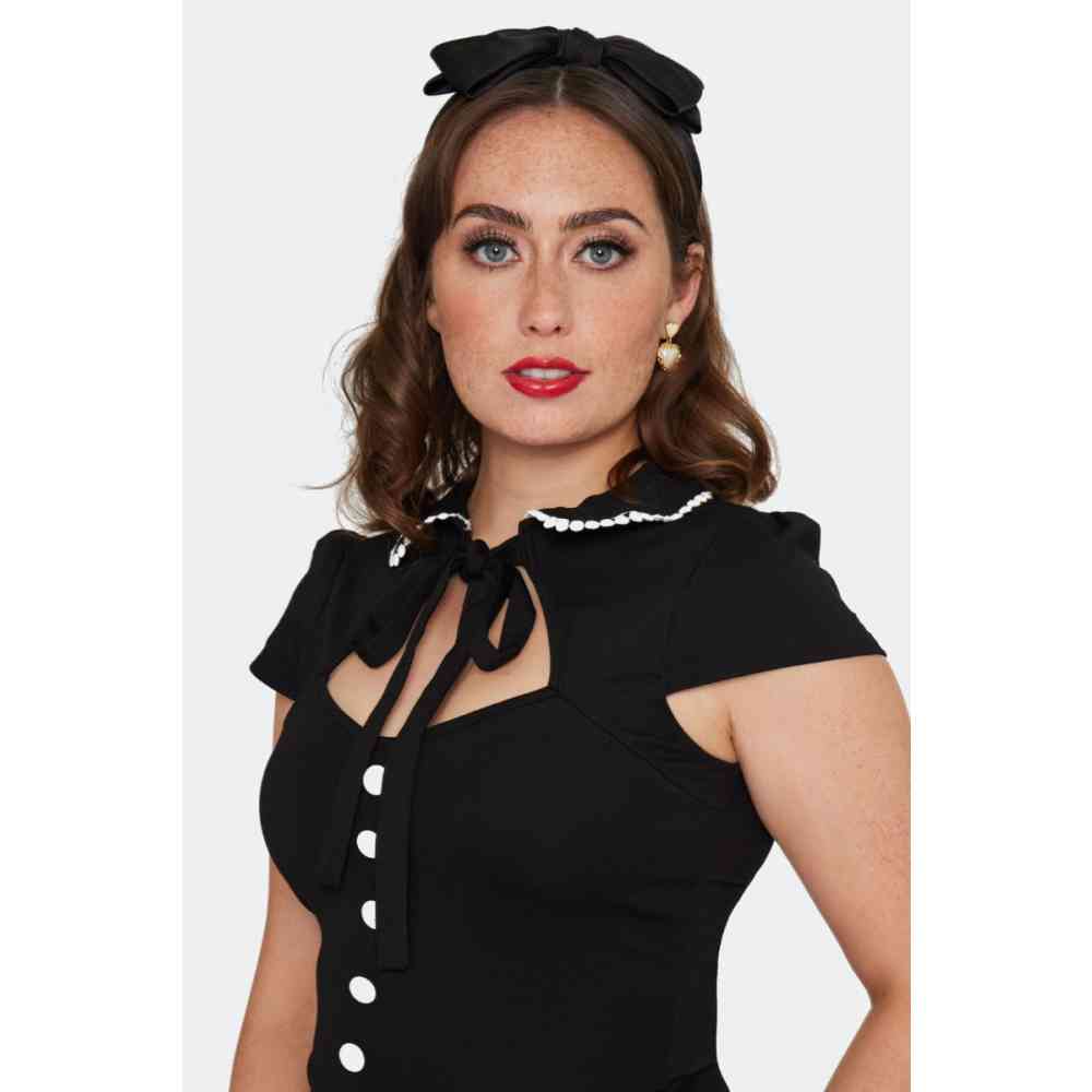 Voodoo Vixen - Bow Bandeau - Noir